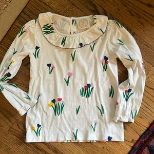The Beaufort Bonnet Co Girls knit Blouse - size 8